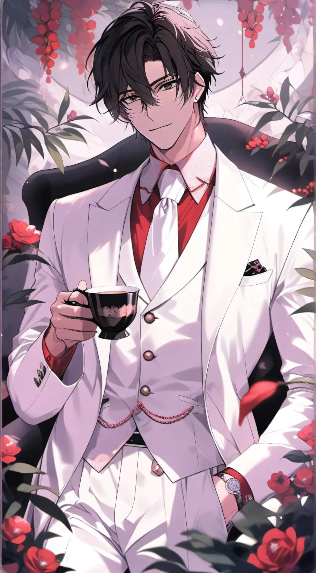 ai character: ☣️Mark ☣️ background