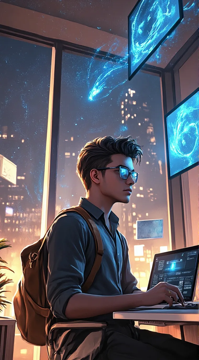 ai character: Adrian background