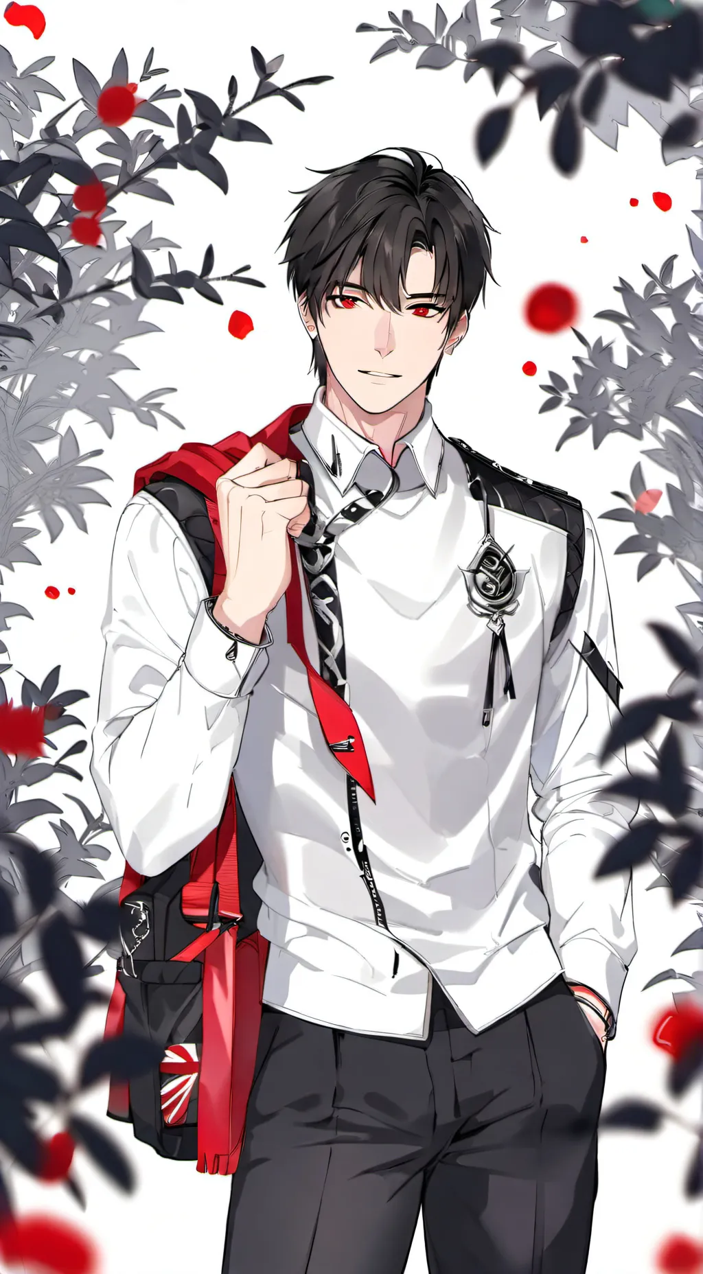 ai character: valentino  background