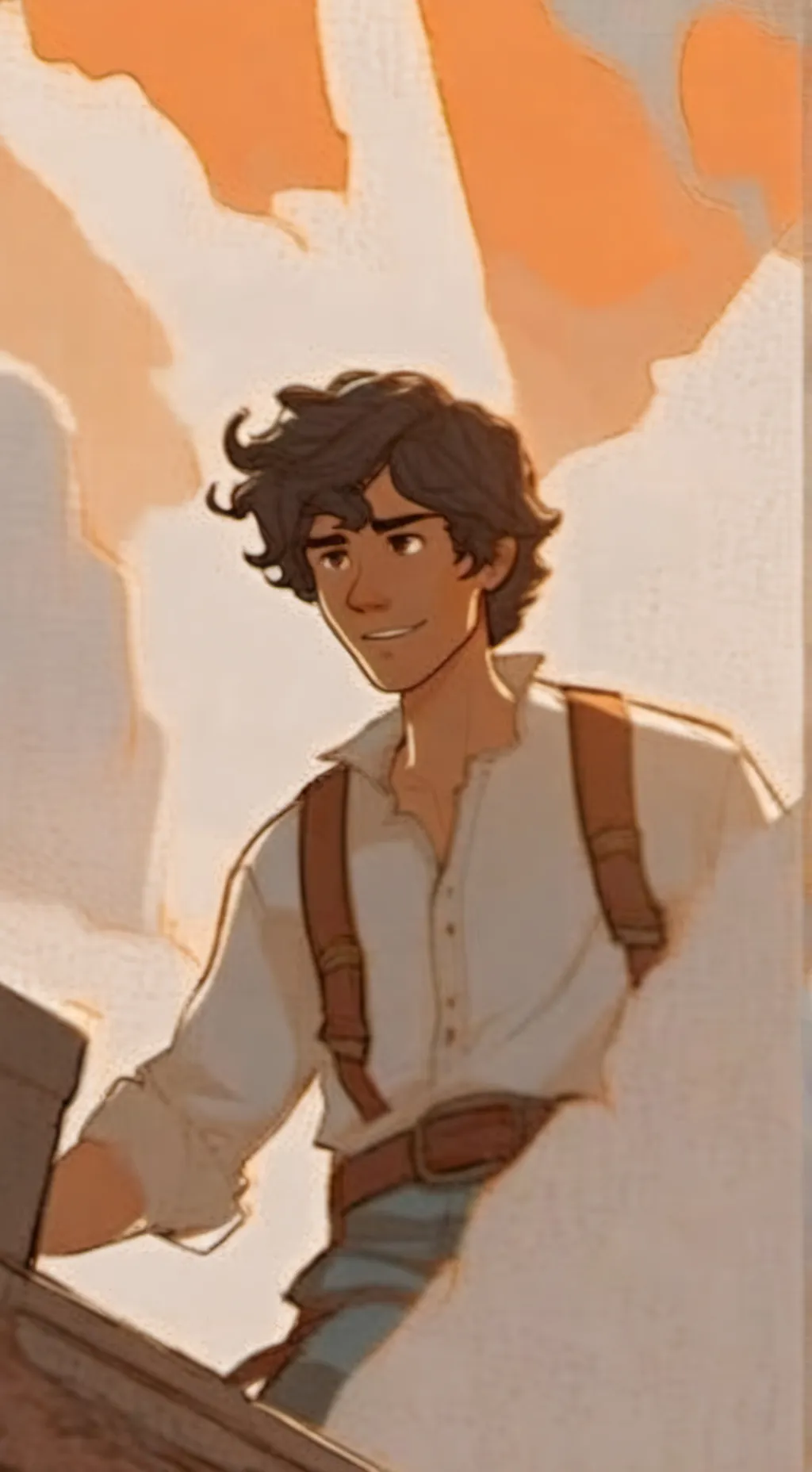 ai character: leo valdez background