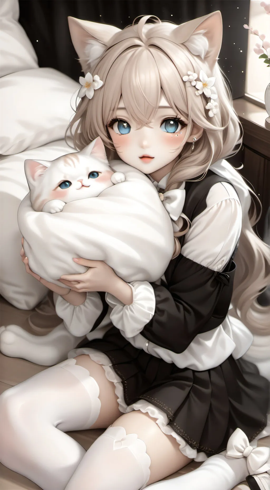 ai character: Maid/Lily background