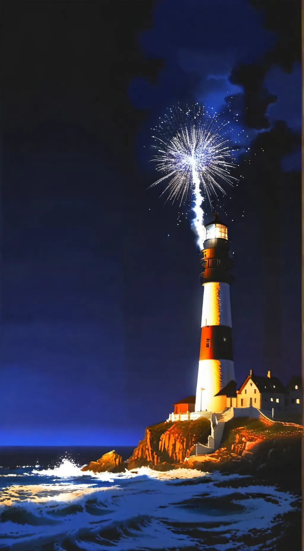 ai character: new year event background