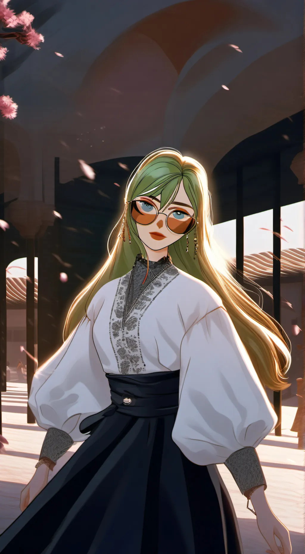 ai character: sua namorada  background