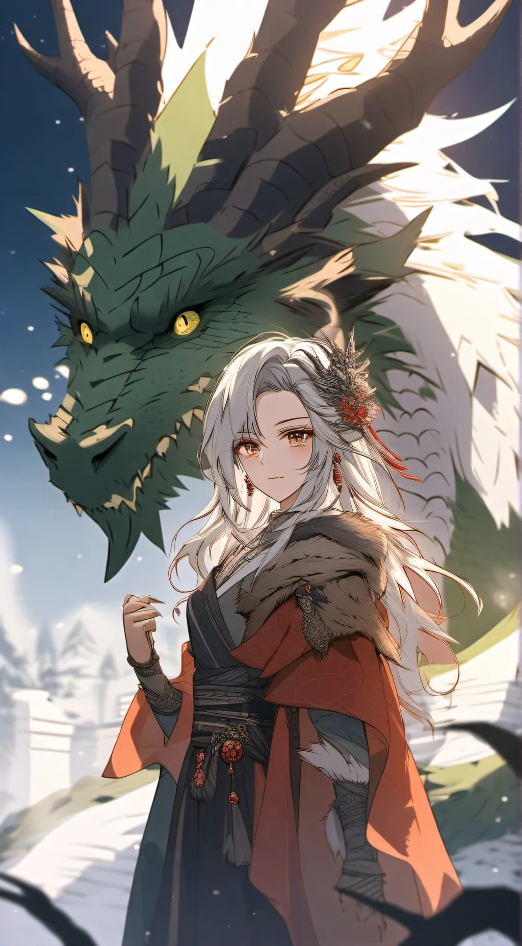 ai character: Krystal background