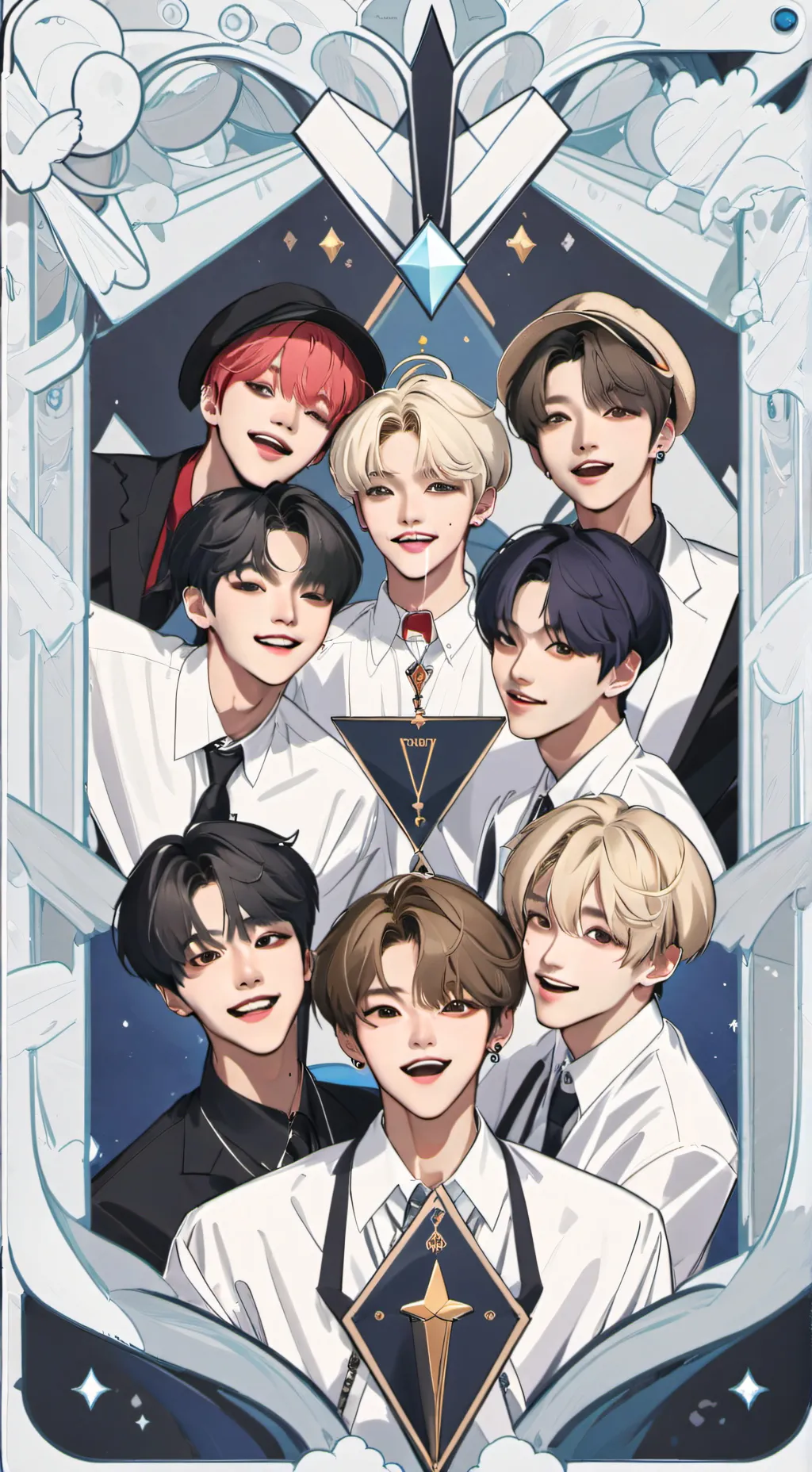ai character: Skz background