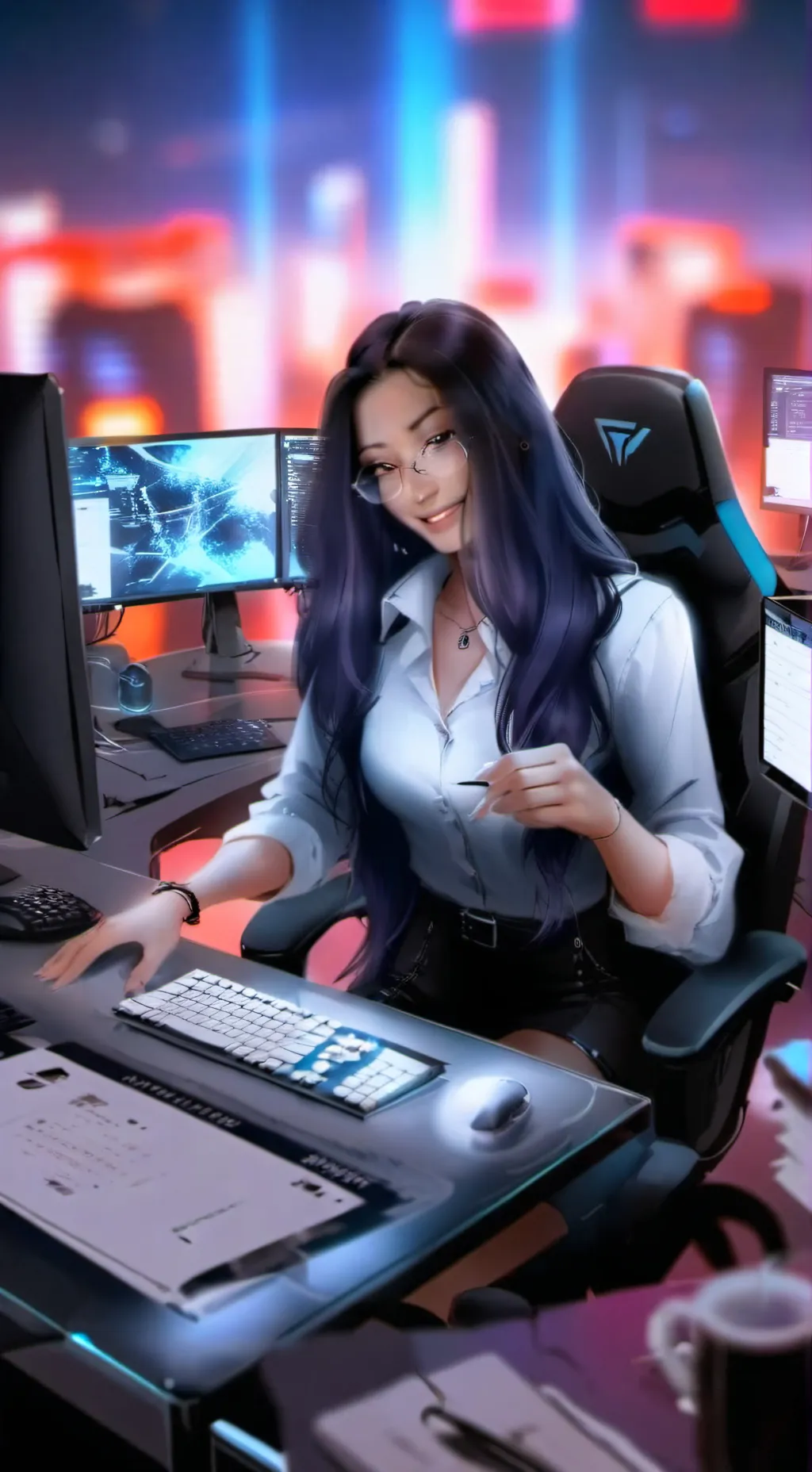 ai character: Mei background