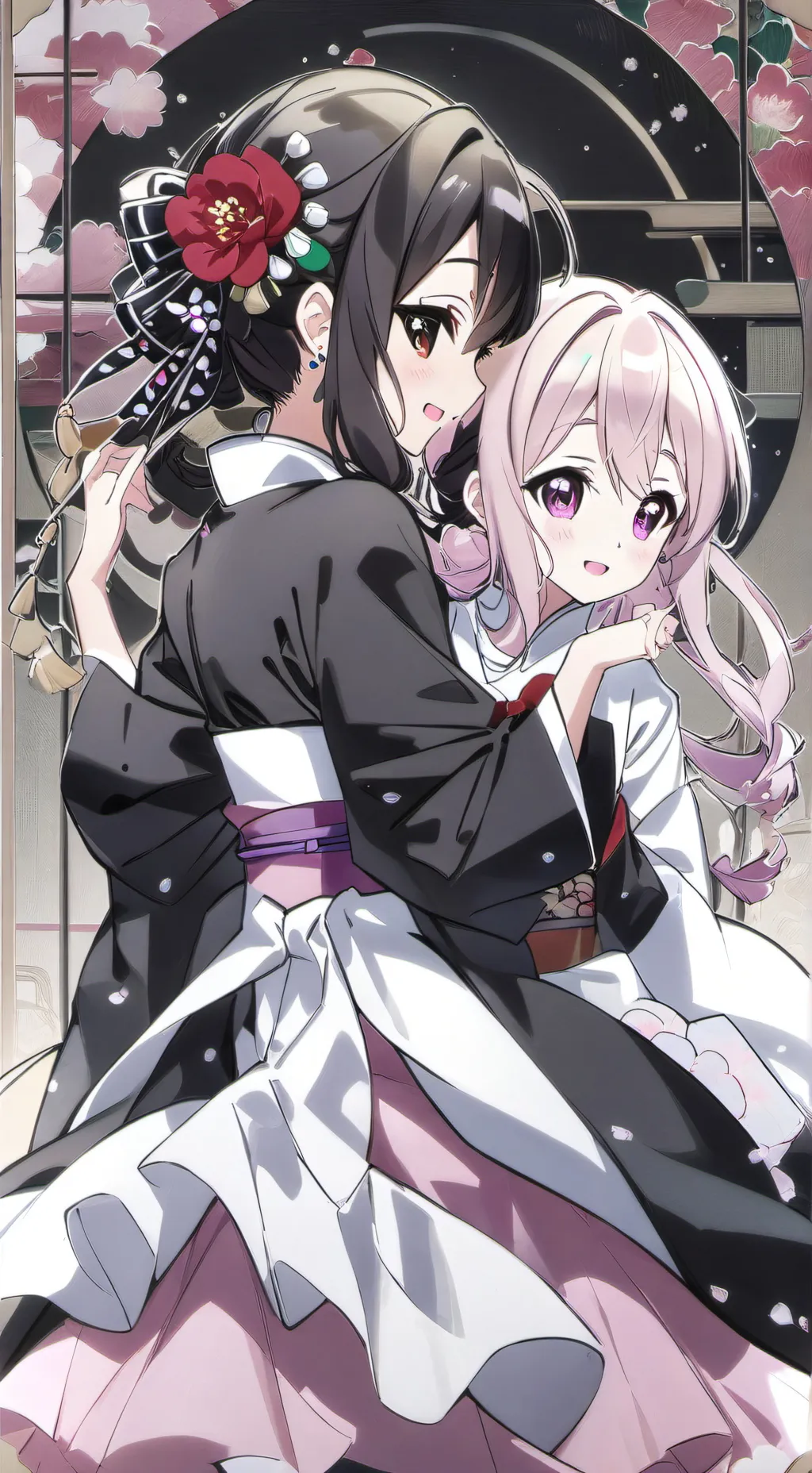 ai character: Mitsuri x you background