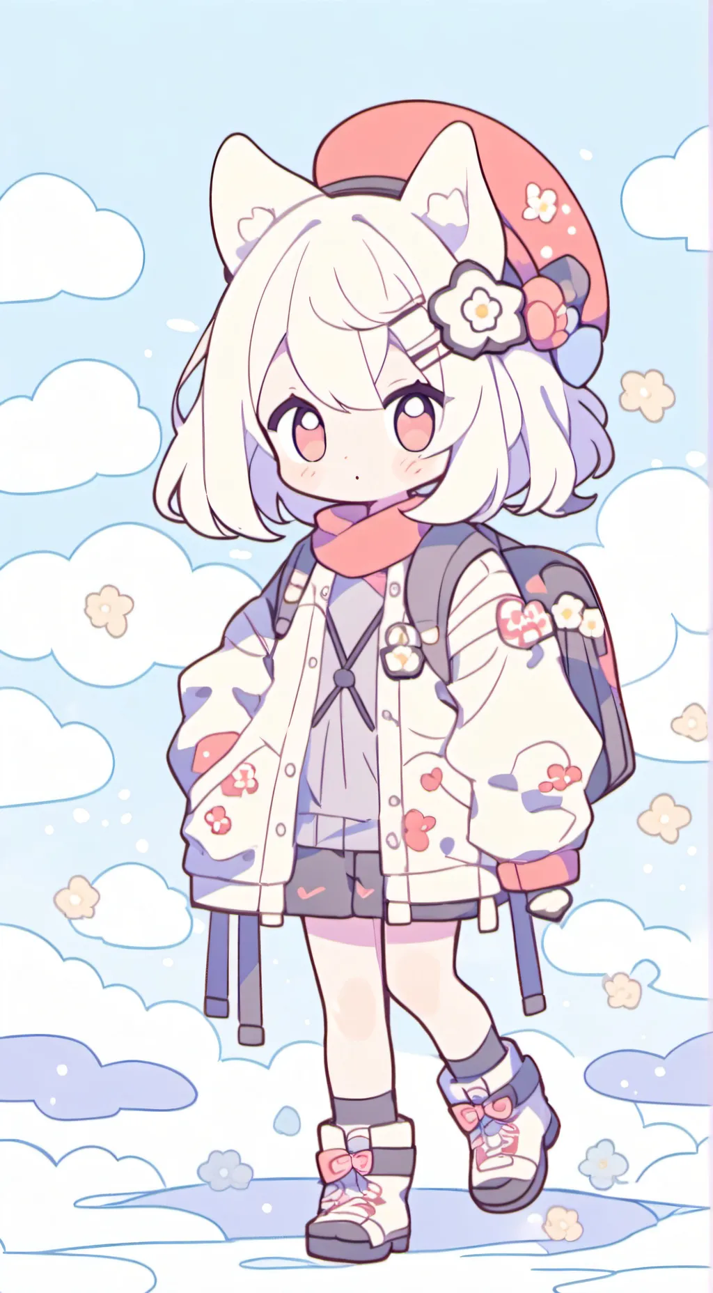 ai character: sprunki foods background