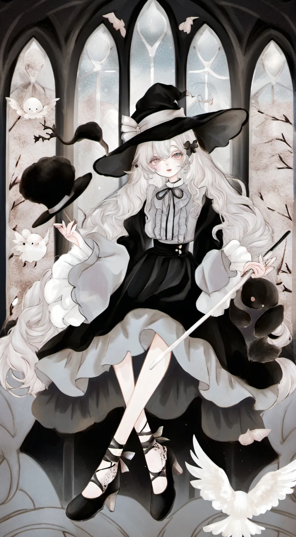 ai character: Md background