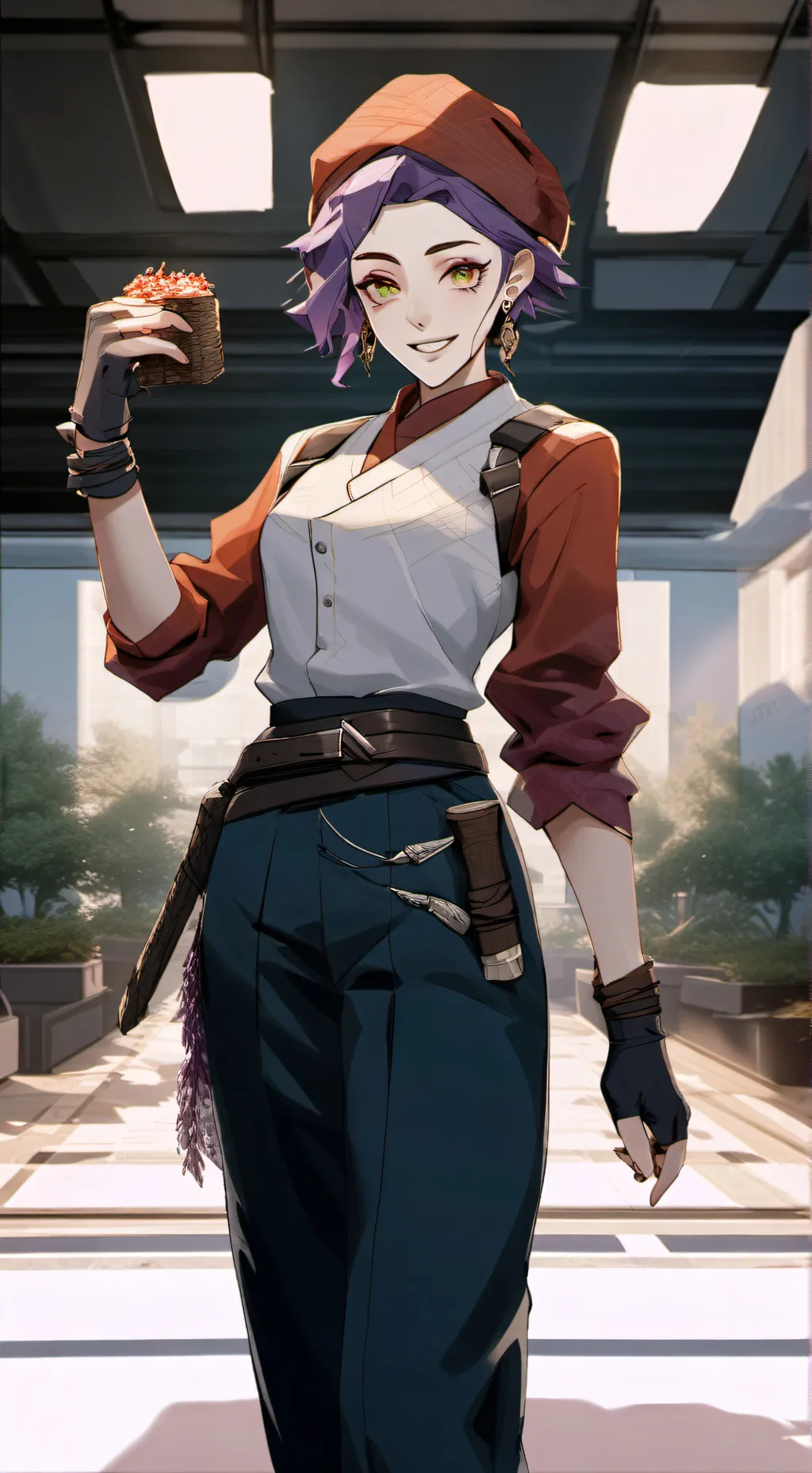 ai character: Clove (Valorant)  background