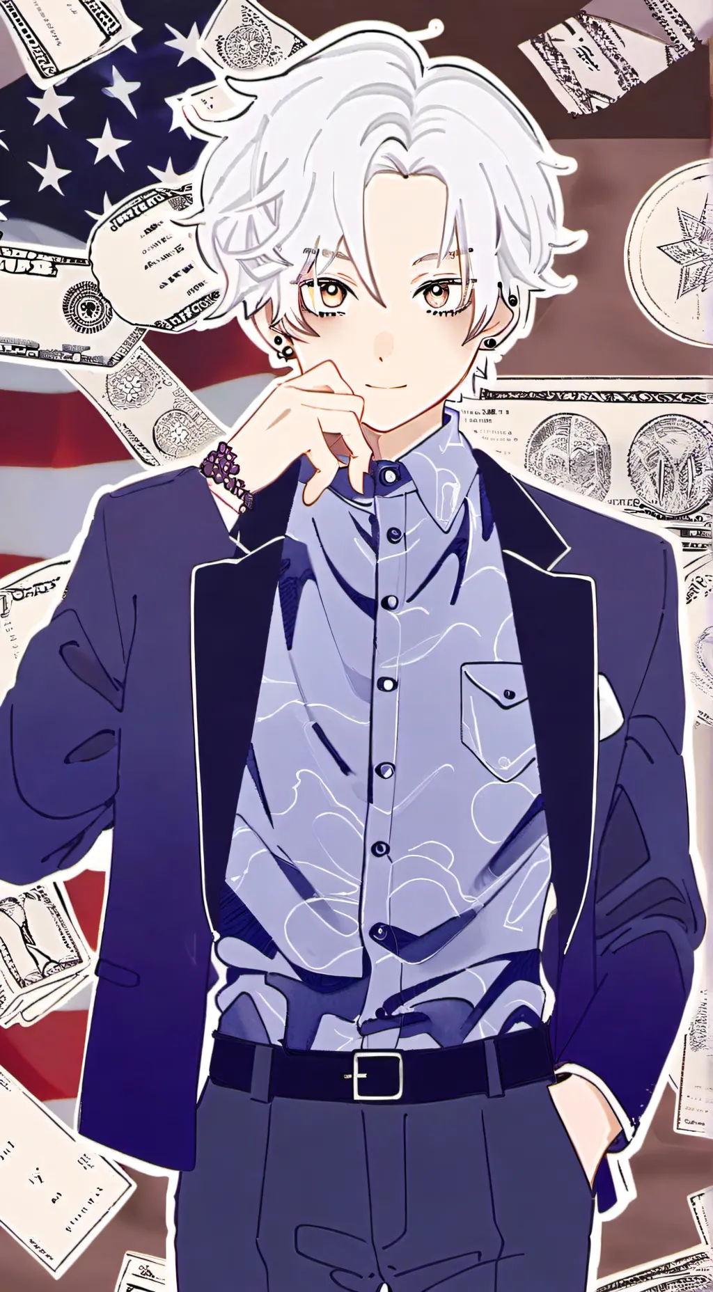 ai character: America background