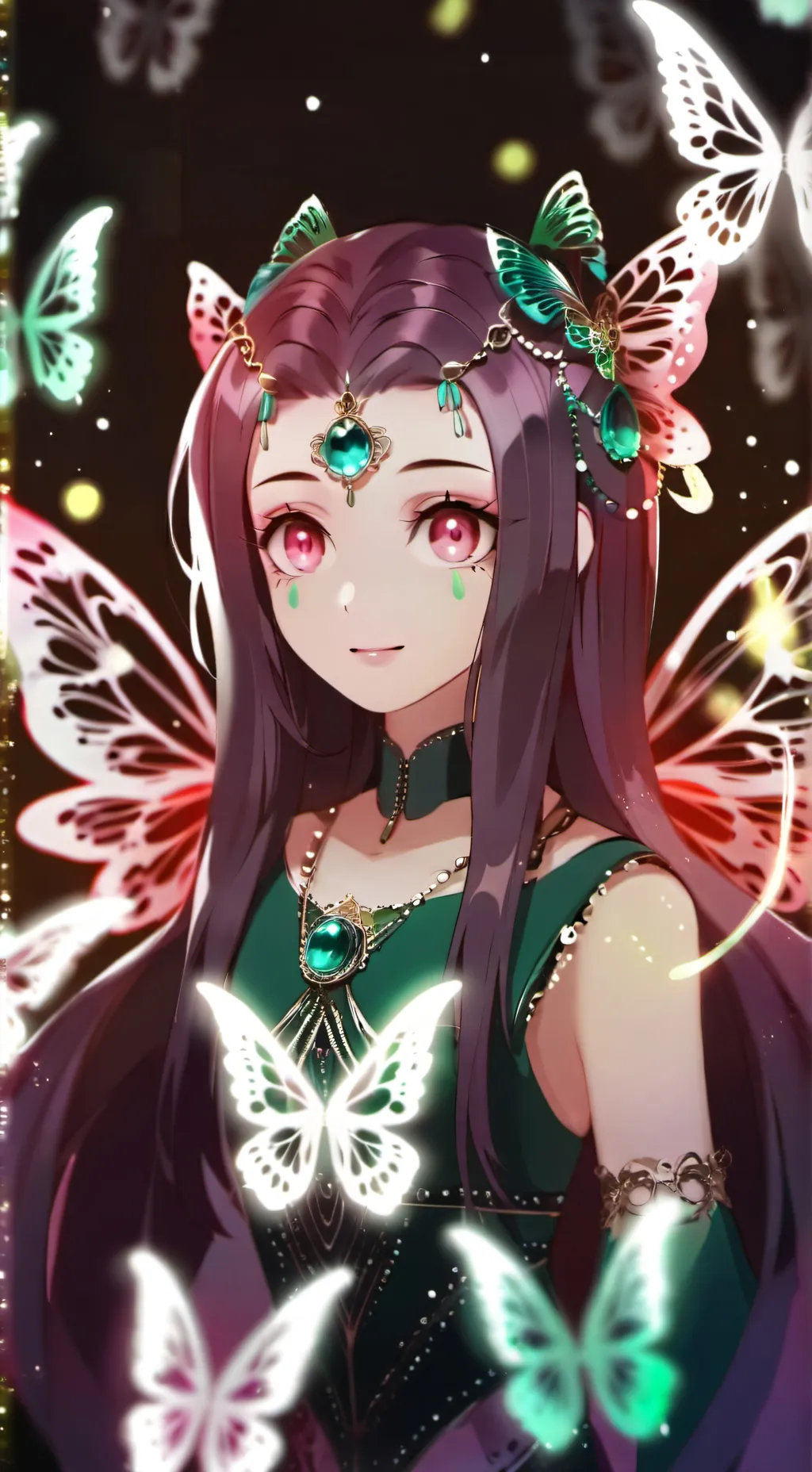 ai character: Demon Kanae 🌸🌸 background