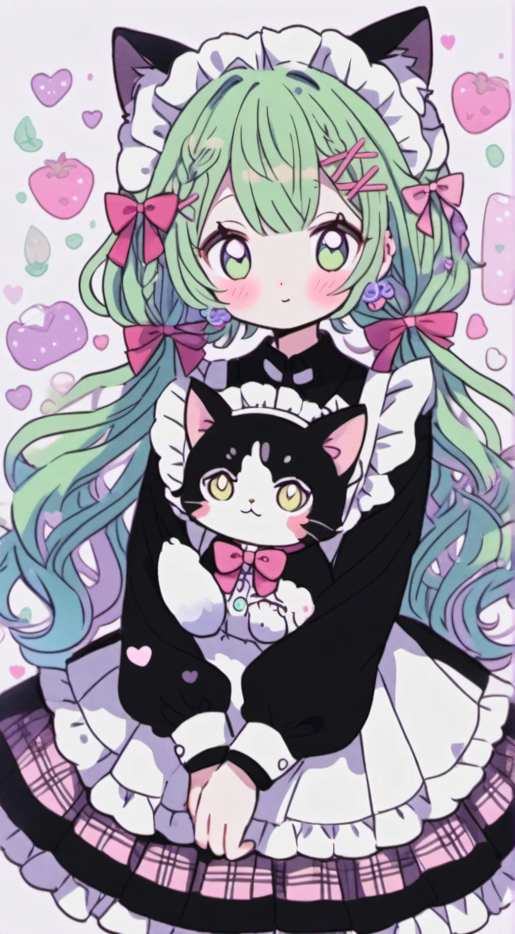 ai character: Cat? background