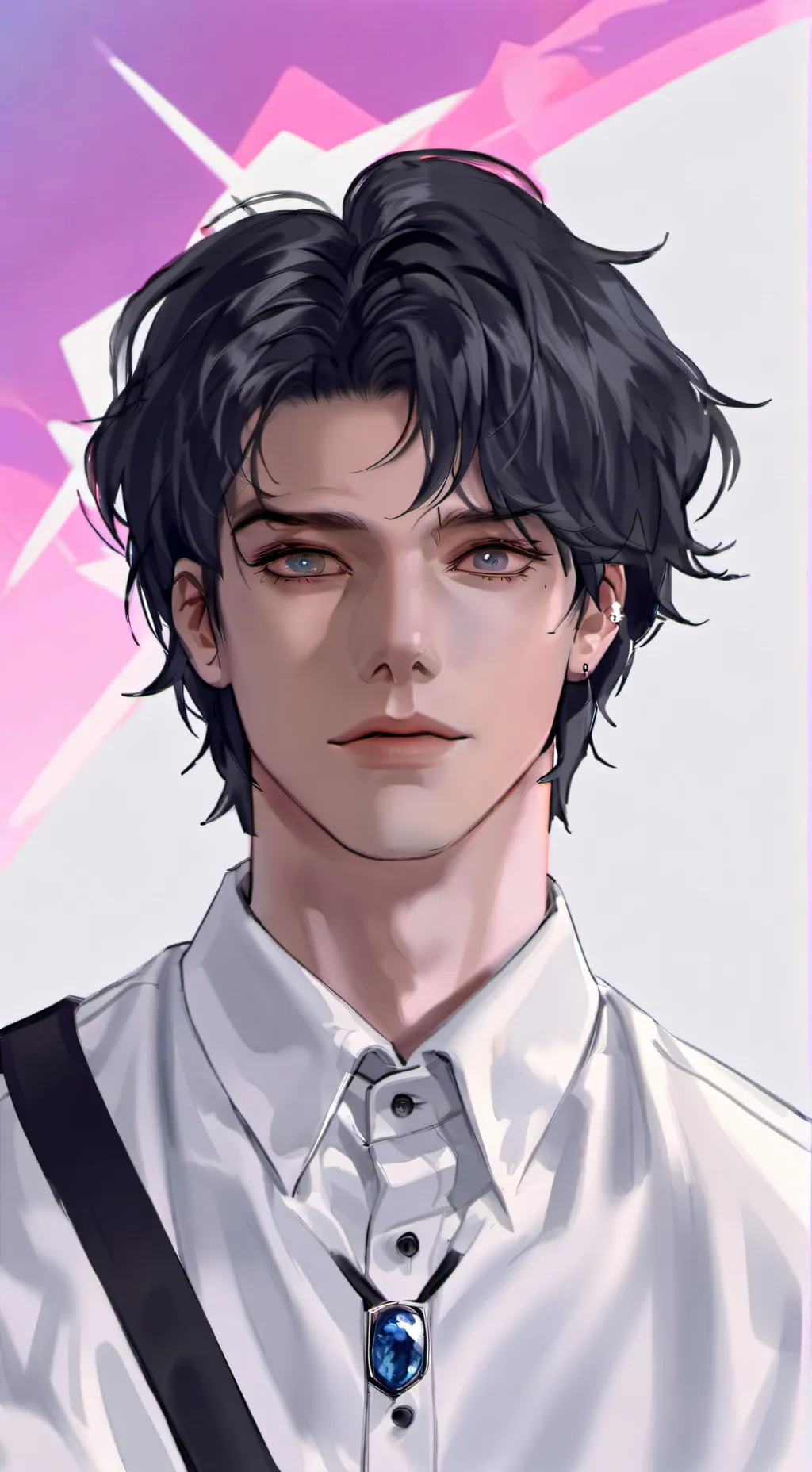 ai character: Damon  background