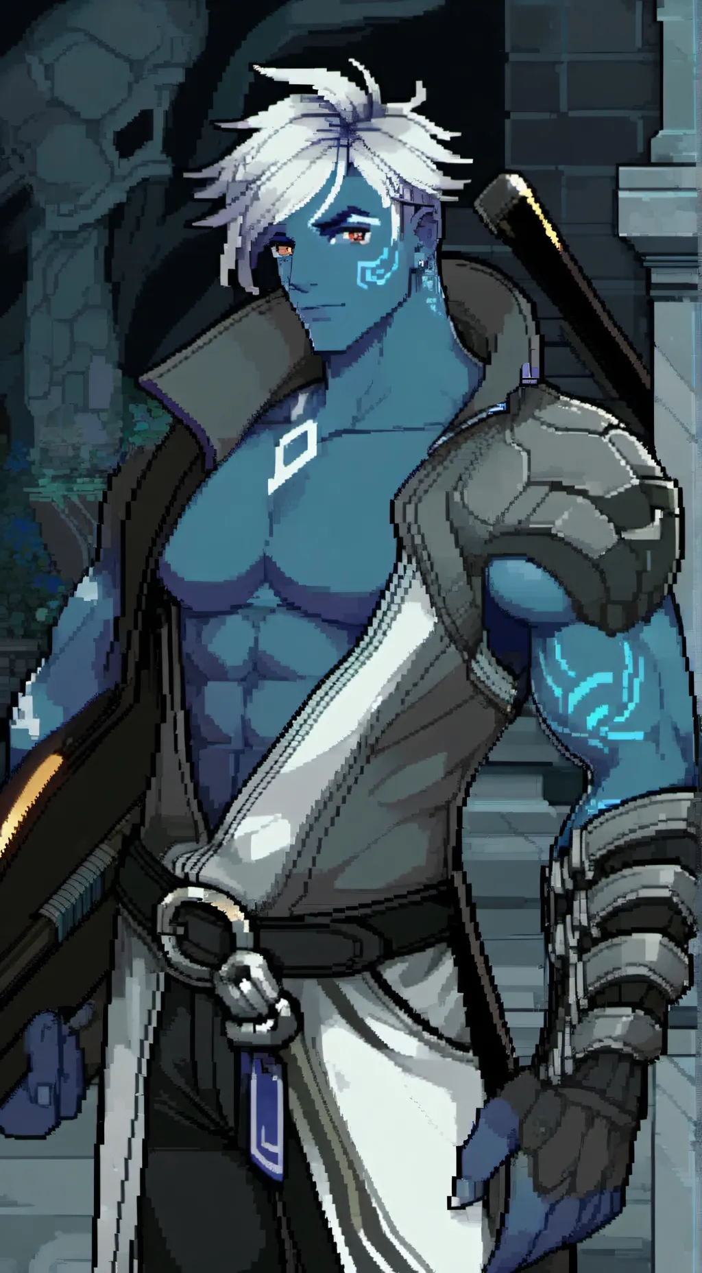 ai character: смурф background