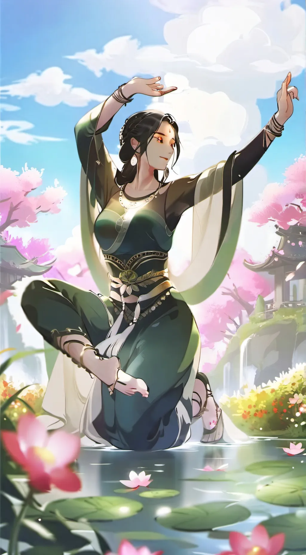 ai character: Mha shocked background