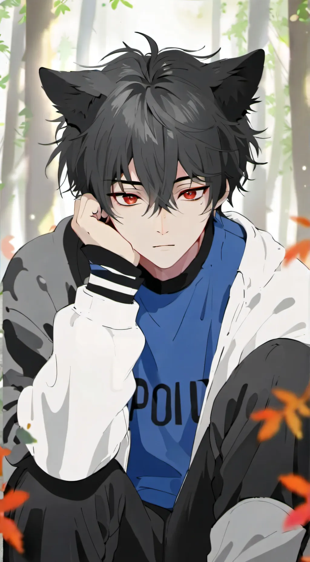 ai character: Dave the Furry background