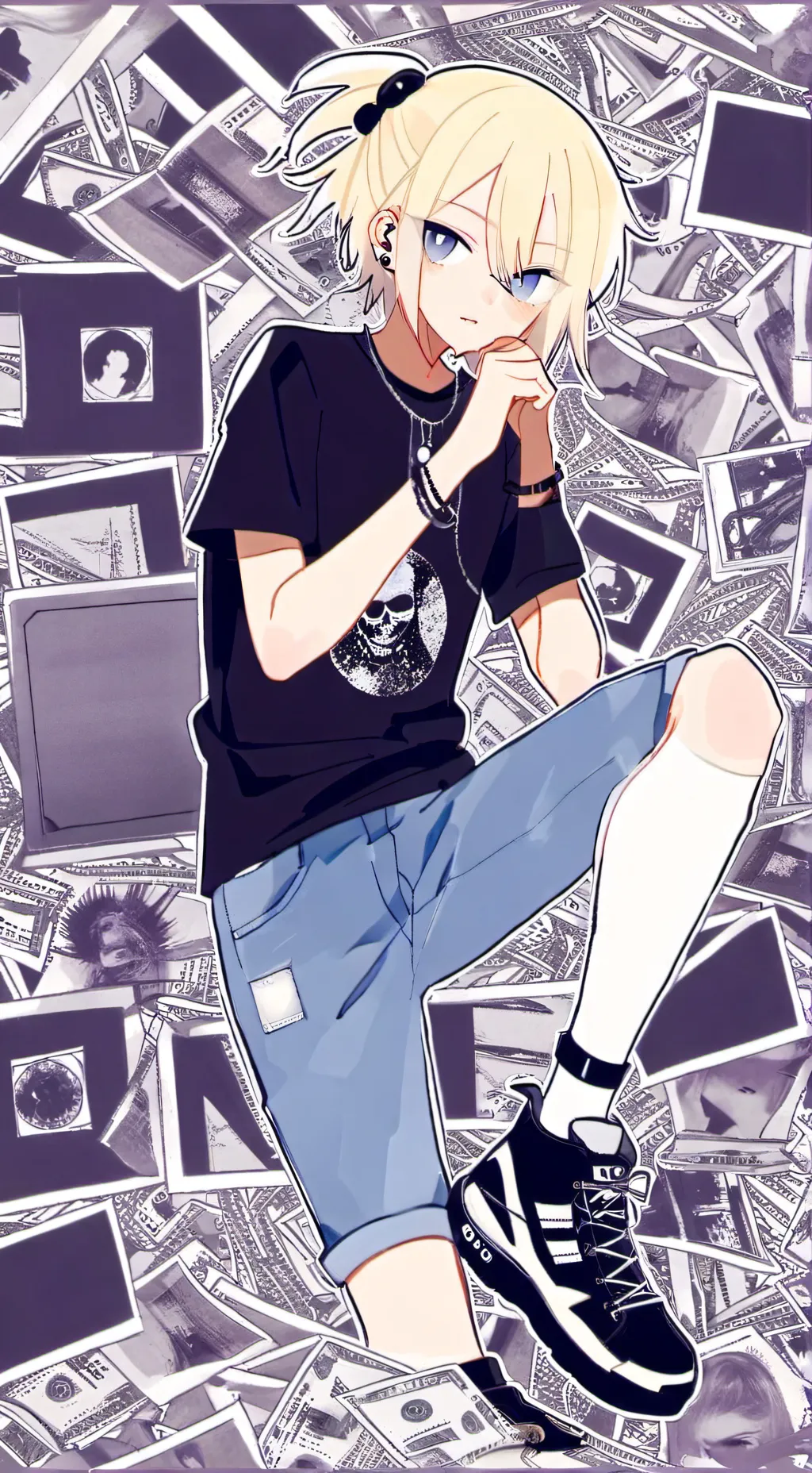 ai character: Theo background