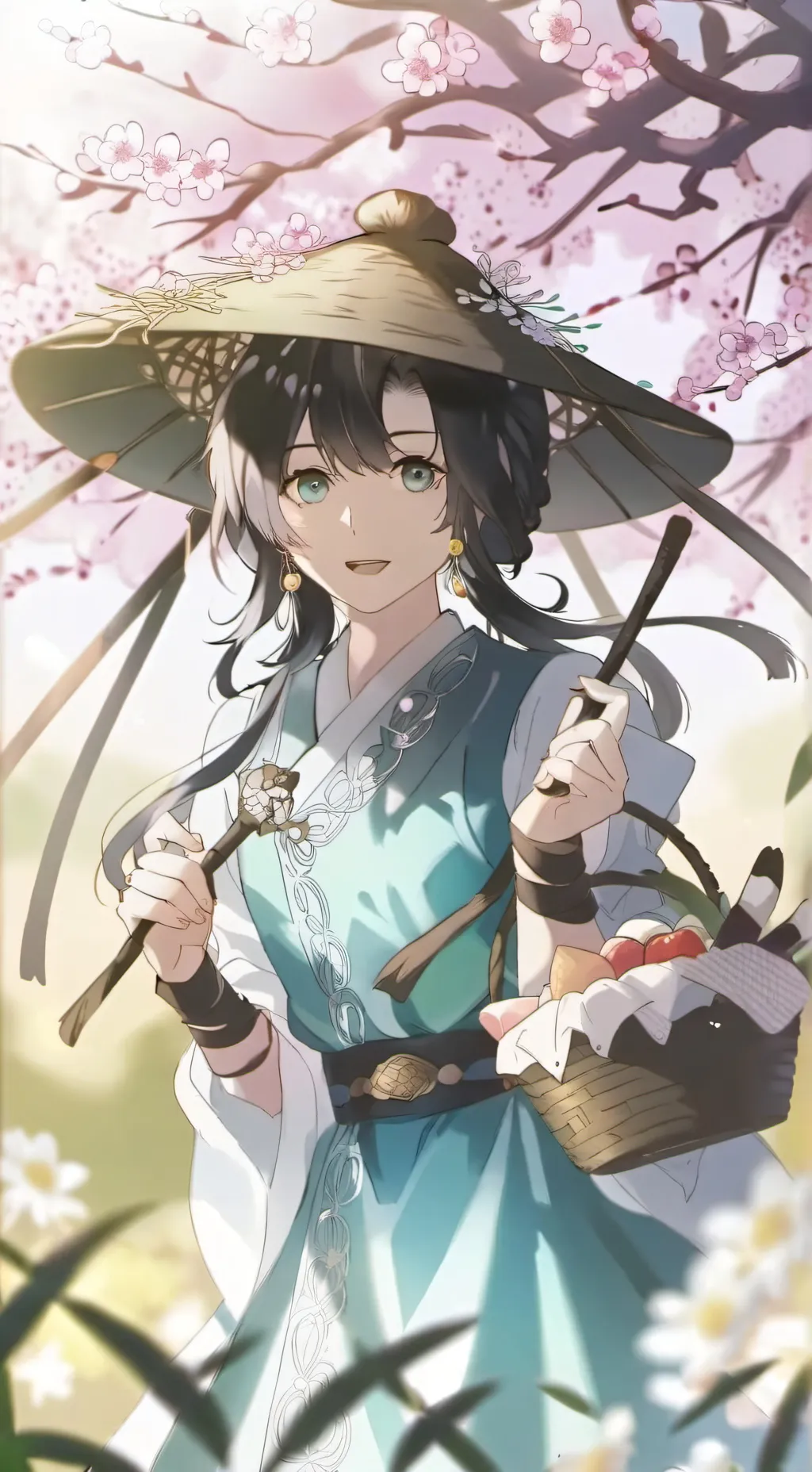 ai character: Luna background