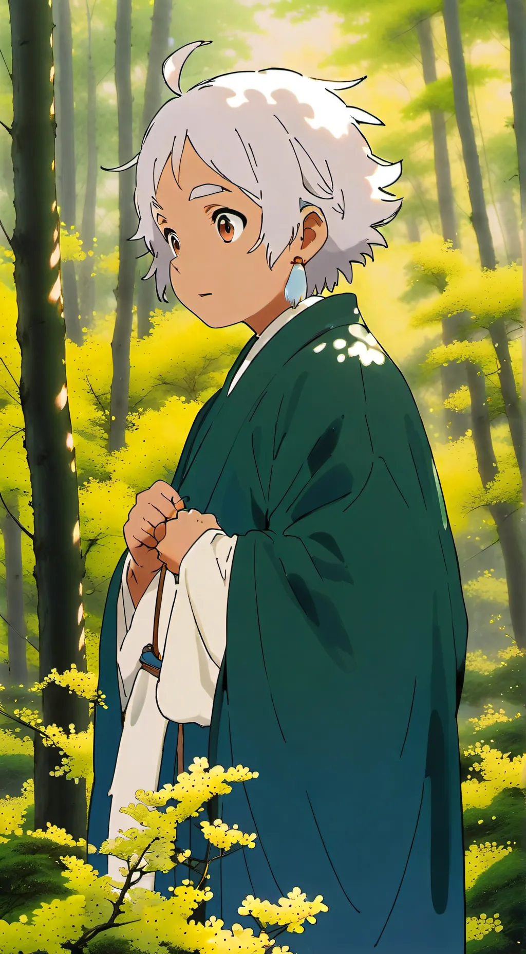 ai character: MHA New student! background