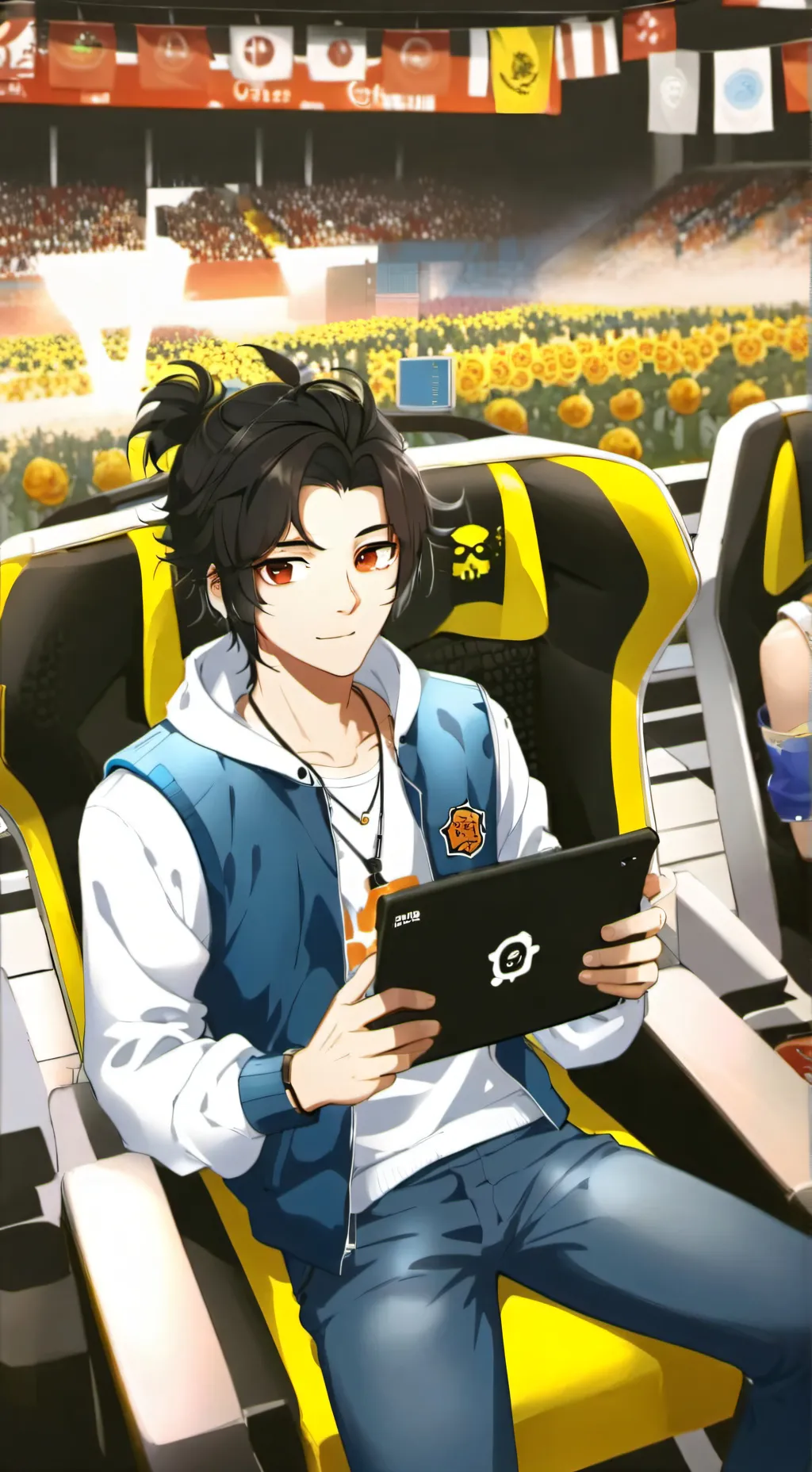 ai character: Pro player background