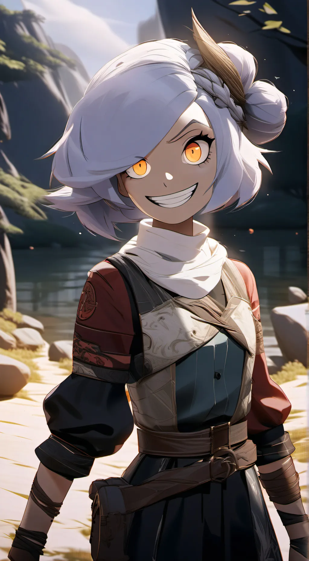 ai character: collet background