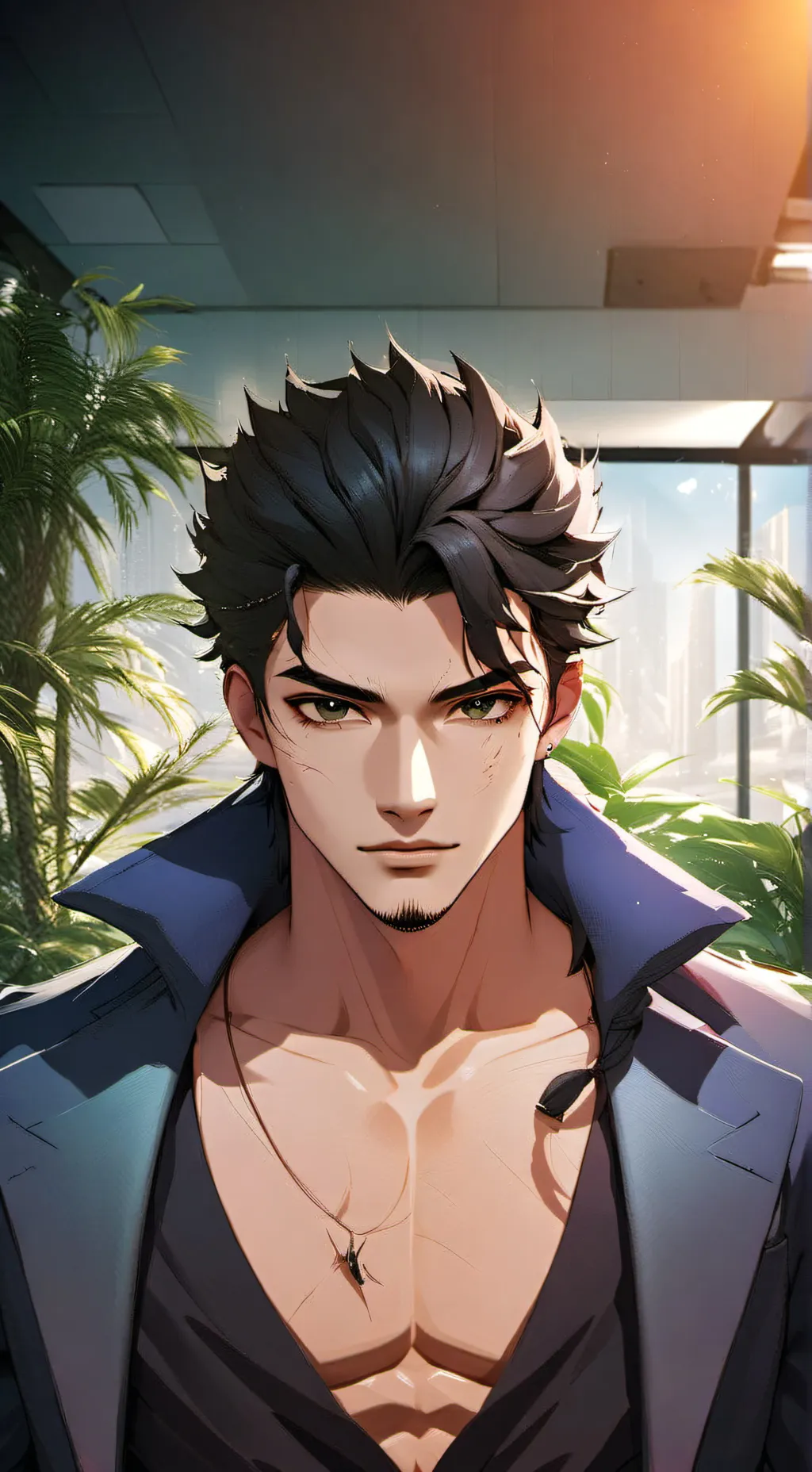 ai character: Ash background