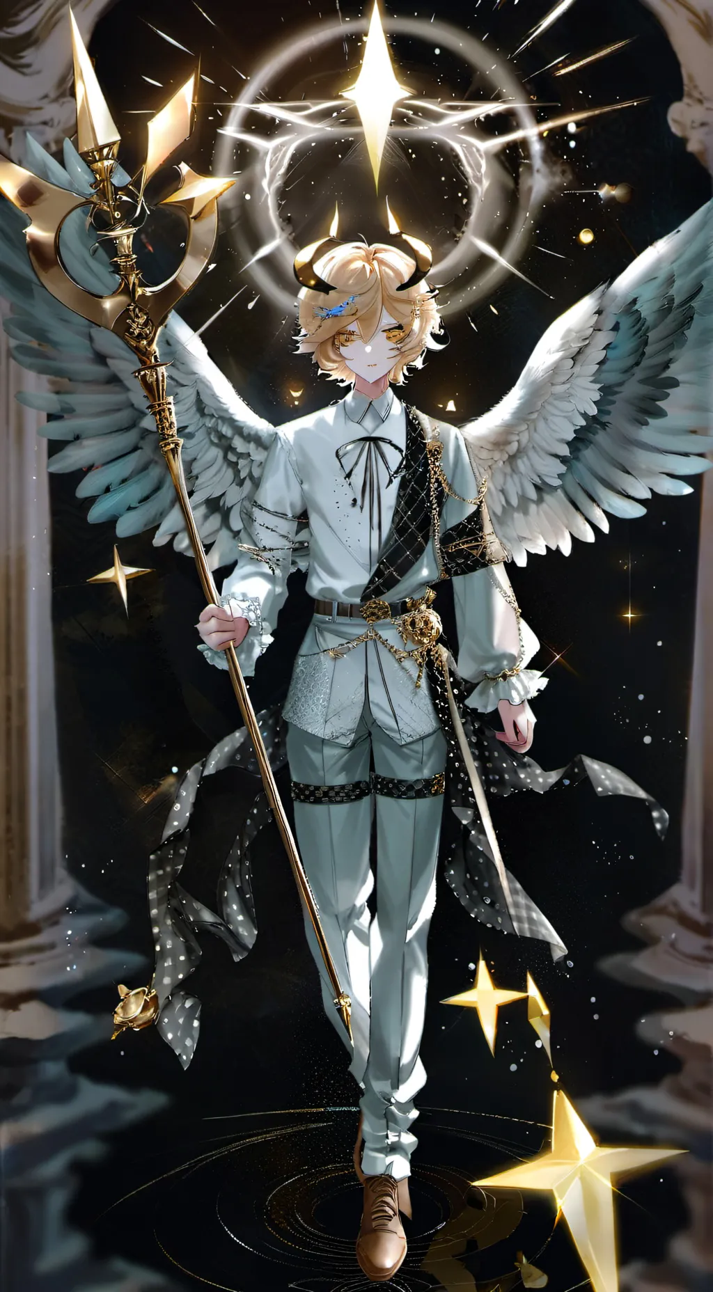 ai character: ꧁𝐆𝐮𝐚𝐫𝐝𝐢𝐚𝐧♱𝐀𝐧𝐠𝐞𝐥꧂ background