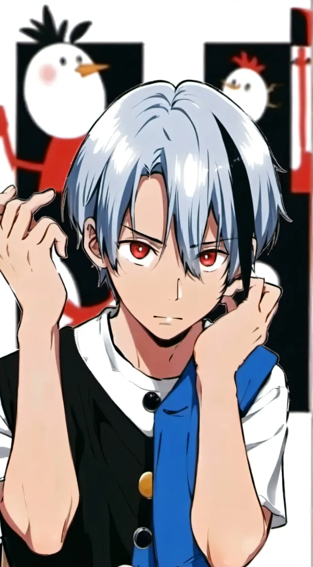 ai character: senpai background