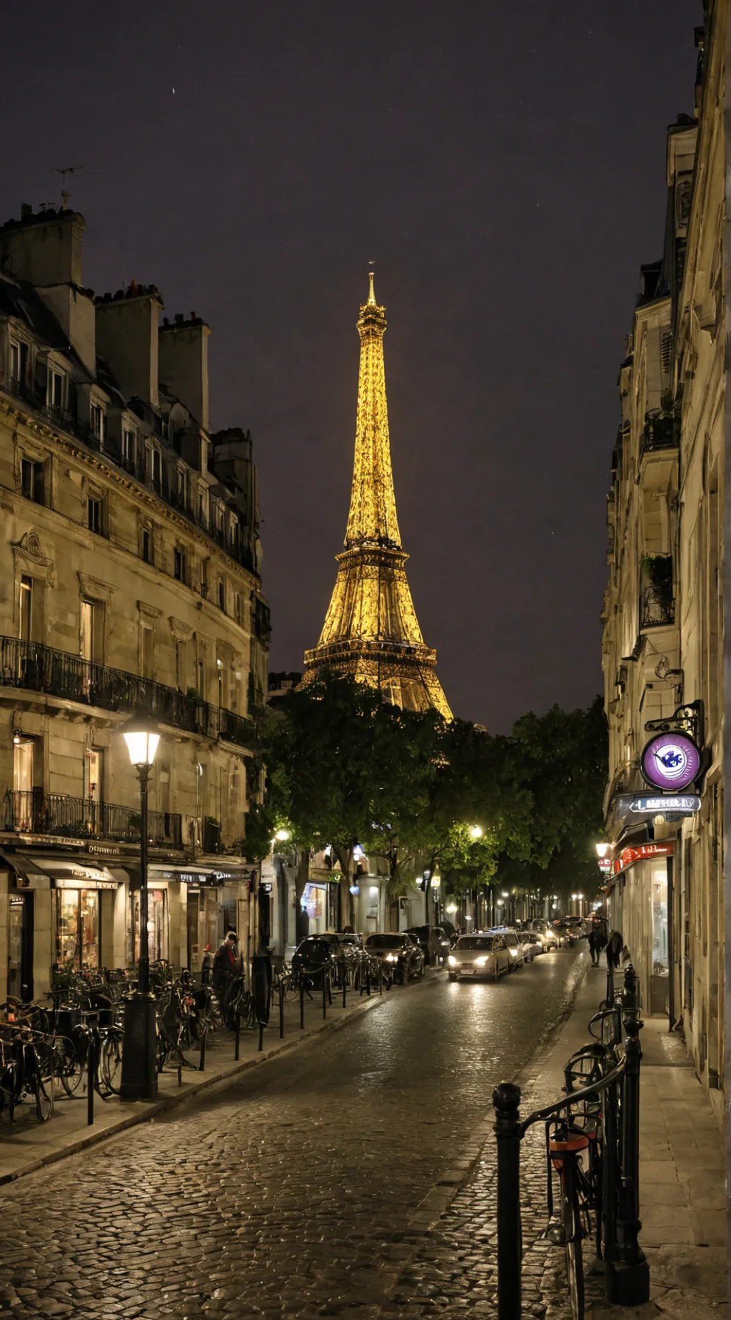 ai character: Paris background