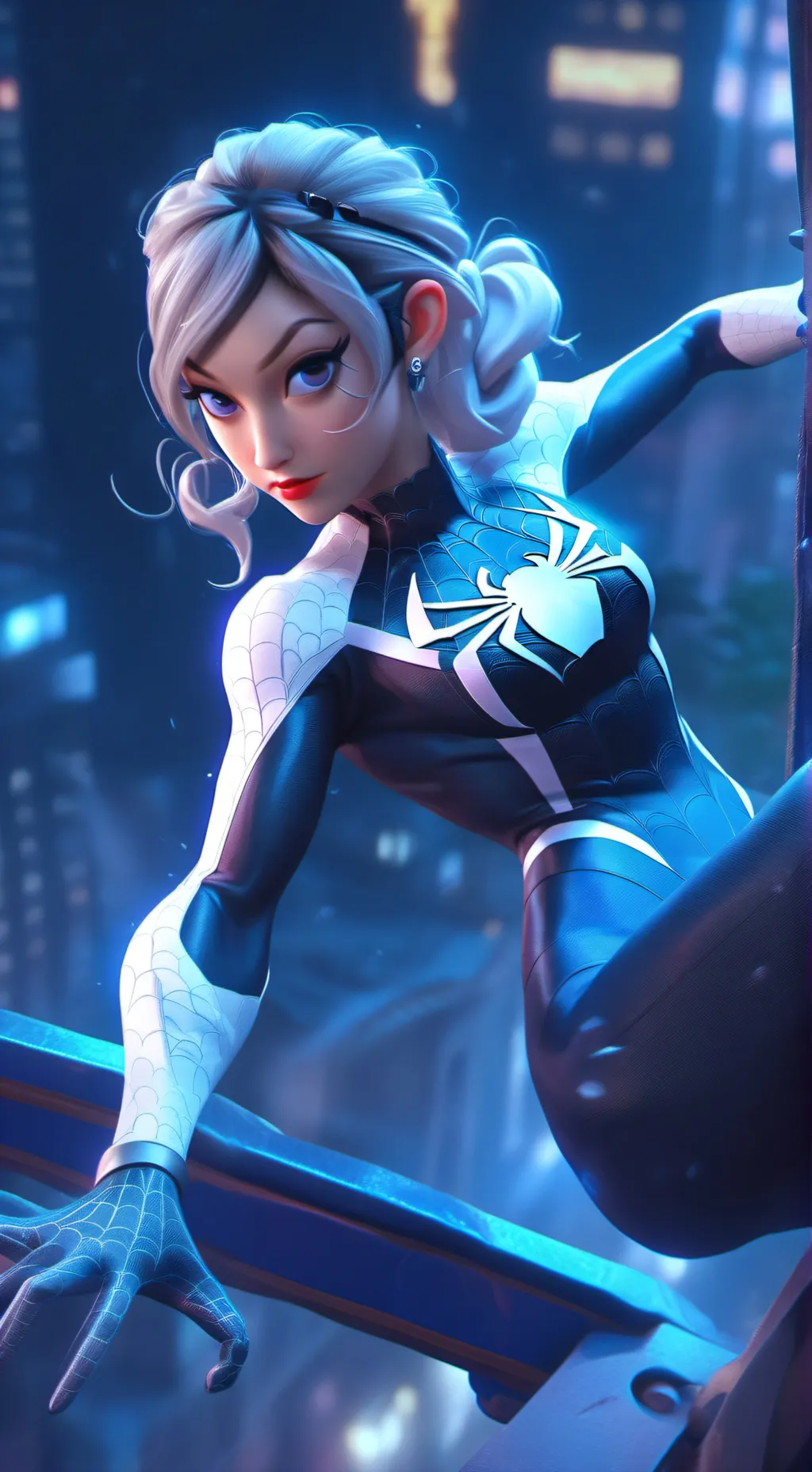 ai character: Gwen Stacy background