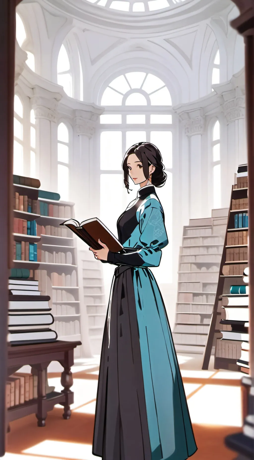 ai character: the lady mouse background