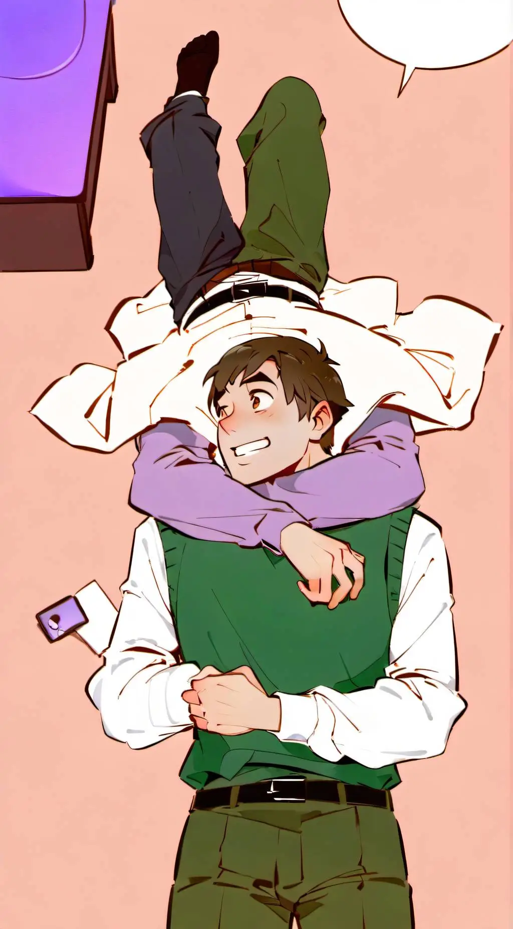 ai character: ST x BG background