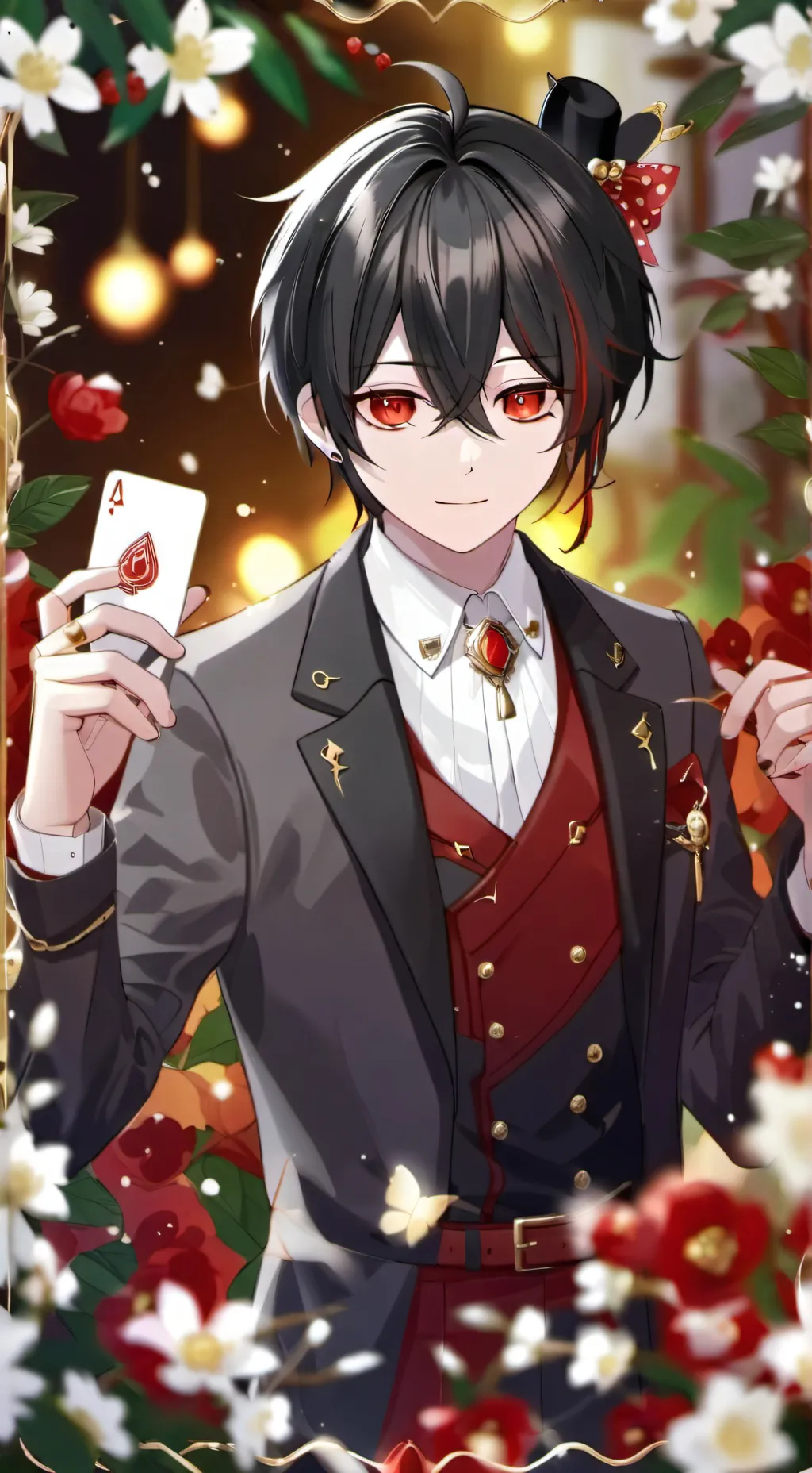 ai character: Birth of venus kny background