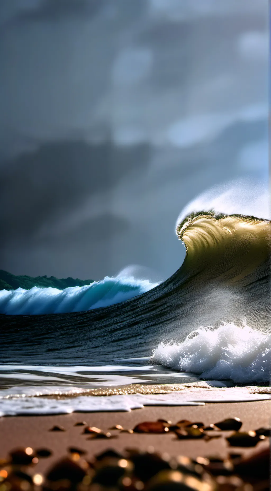 ai character: South park out sea background