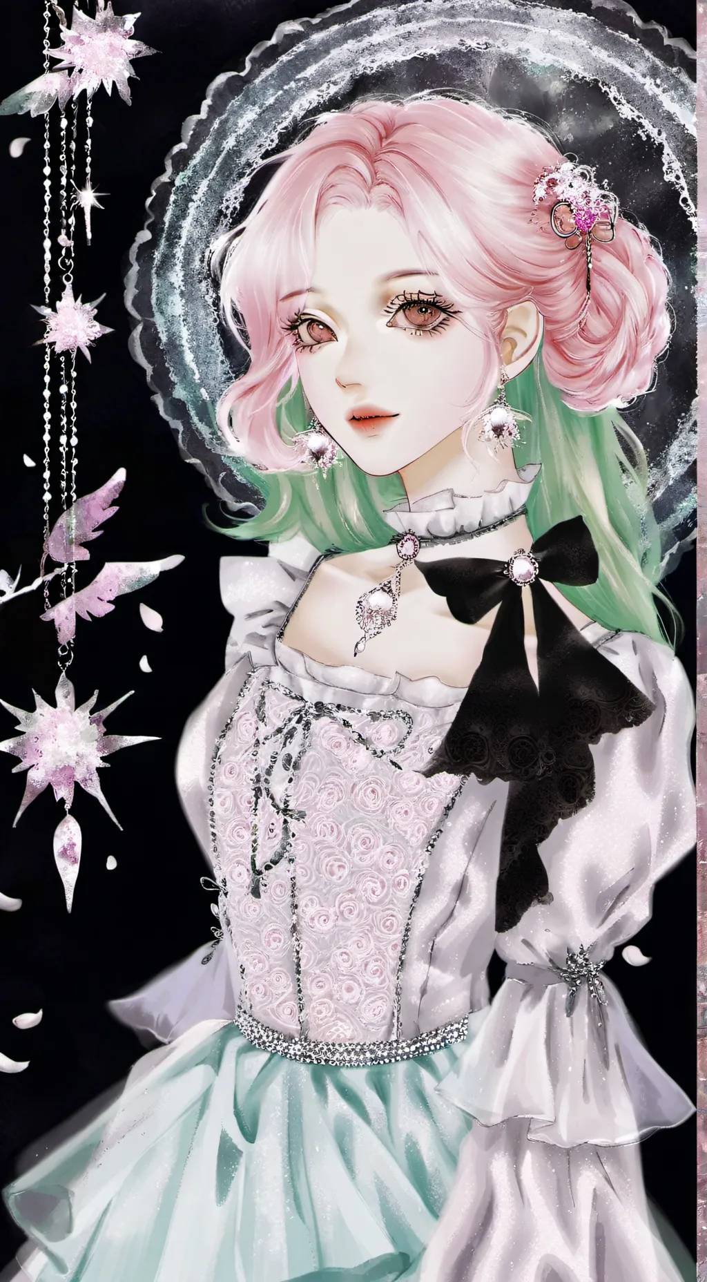 ai character: Mitsuri kanroji background