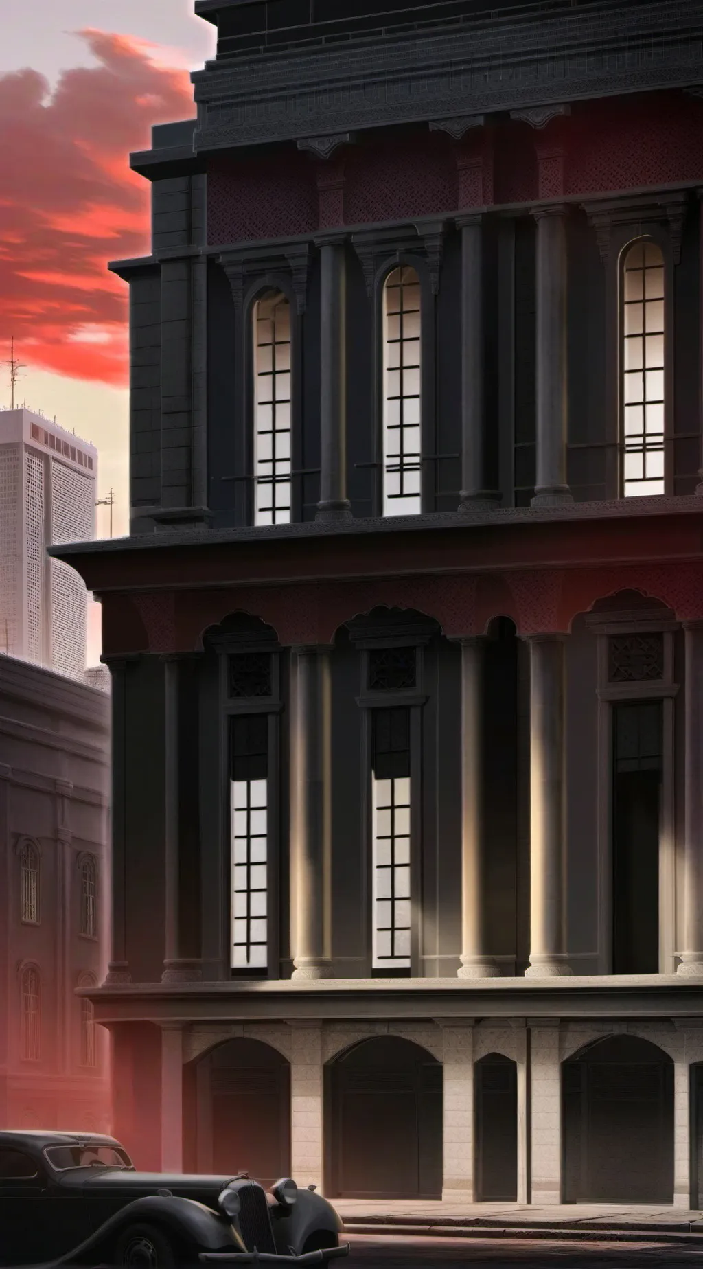 ai character: Hell background