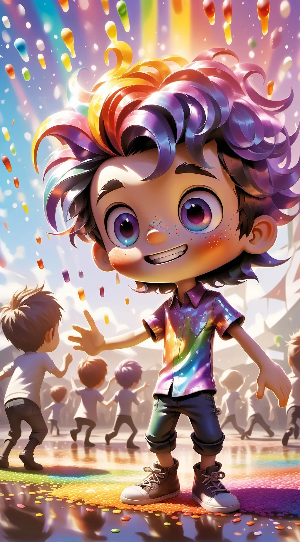 ai character: Wenda background