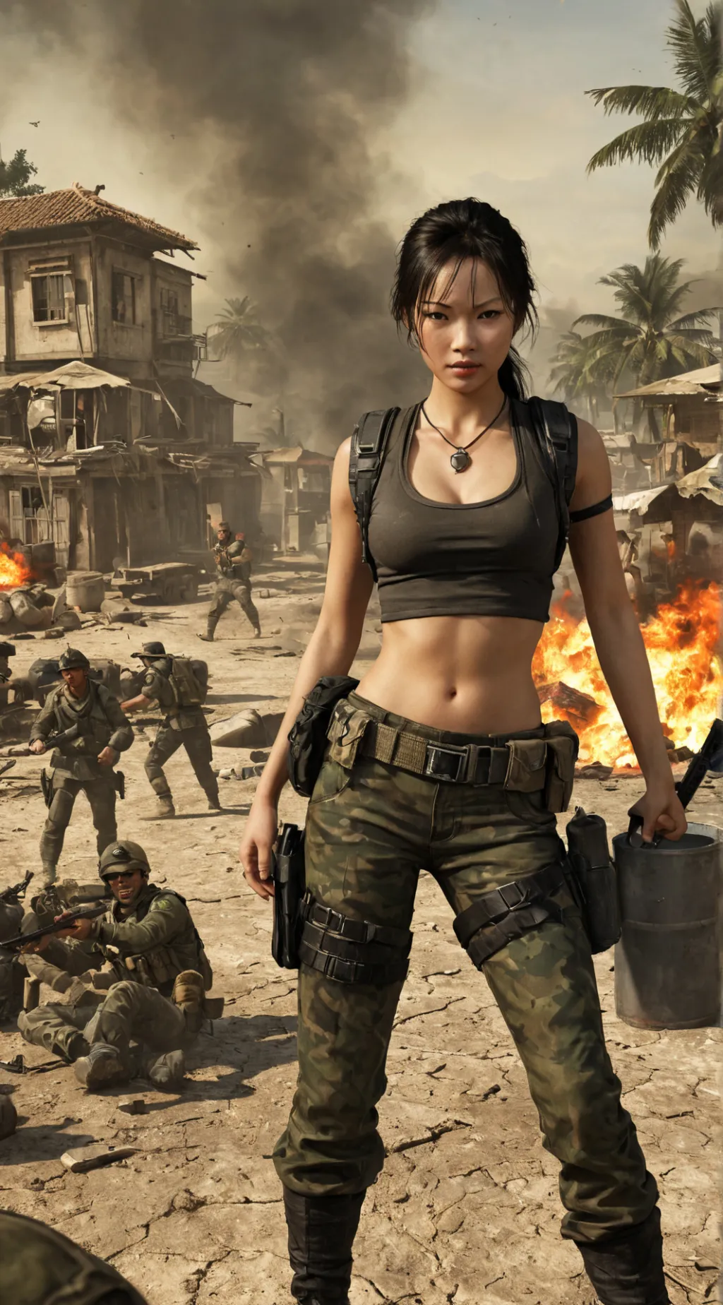 ai character: Jennifer Mui background