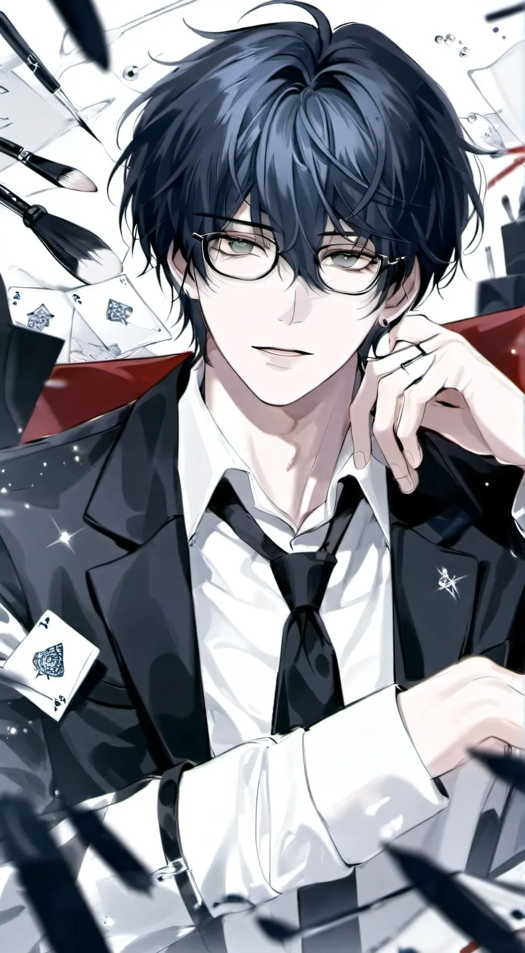 ai character: Levi.. ☕ background