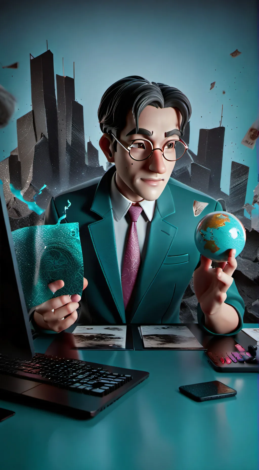 ai character: Robber background