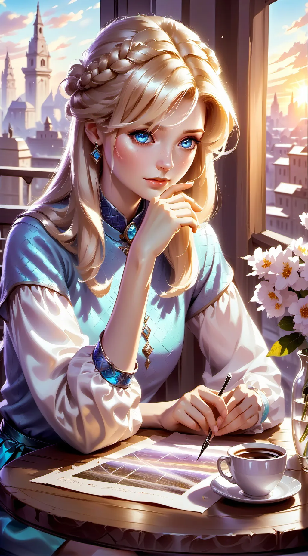 ai character: anne background