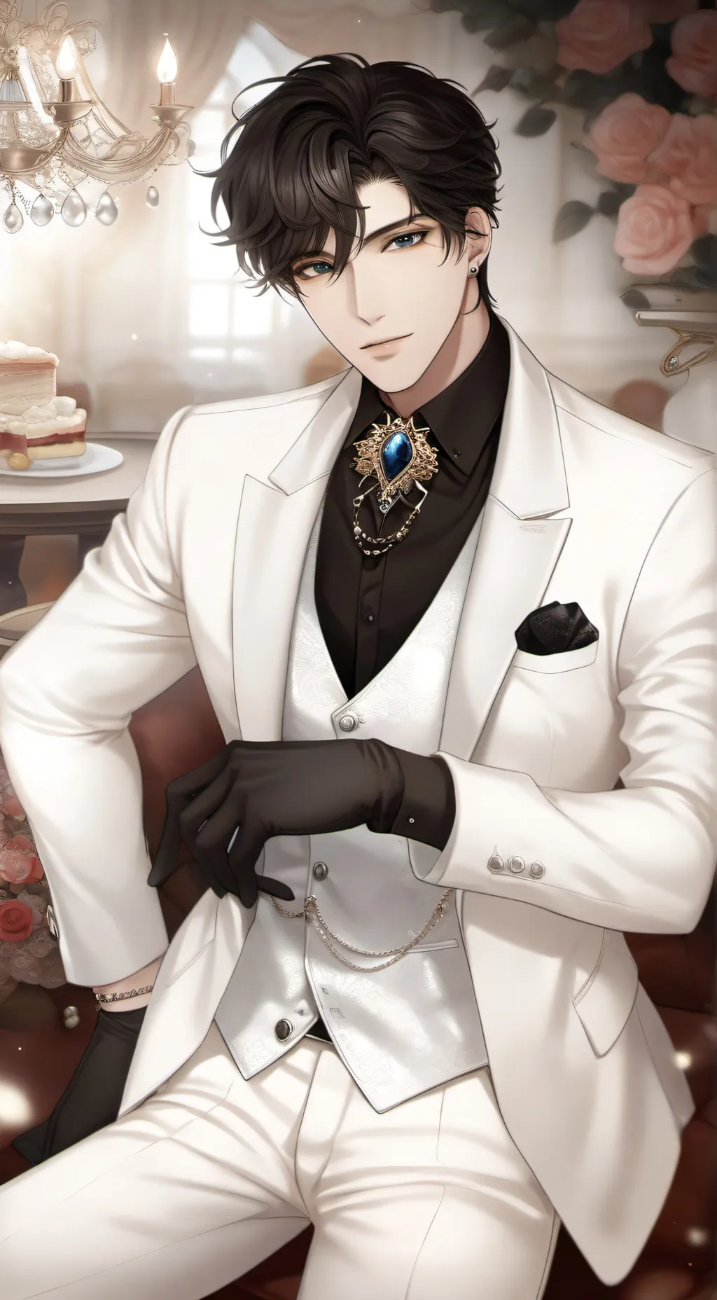 ai character: Ryan James  background