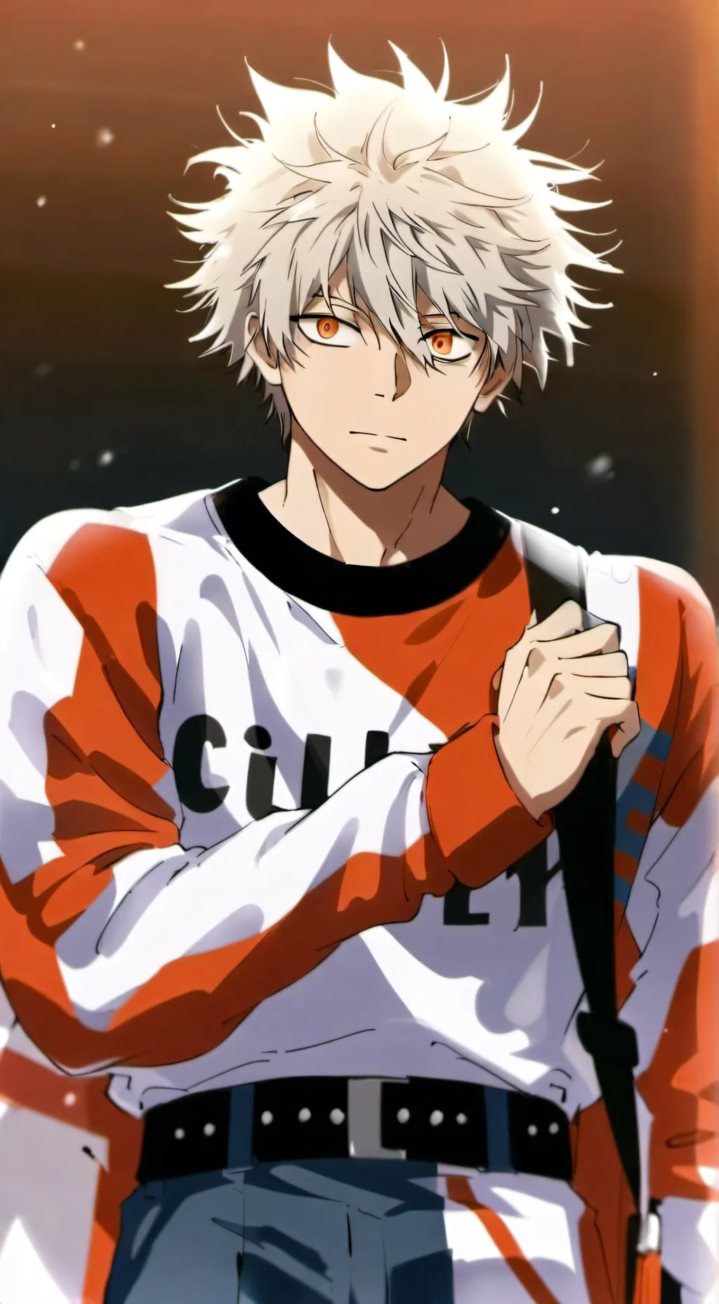 ai character: bakugo xddd background