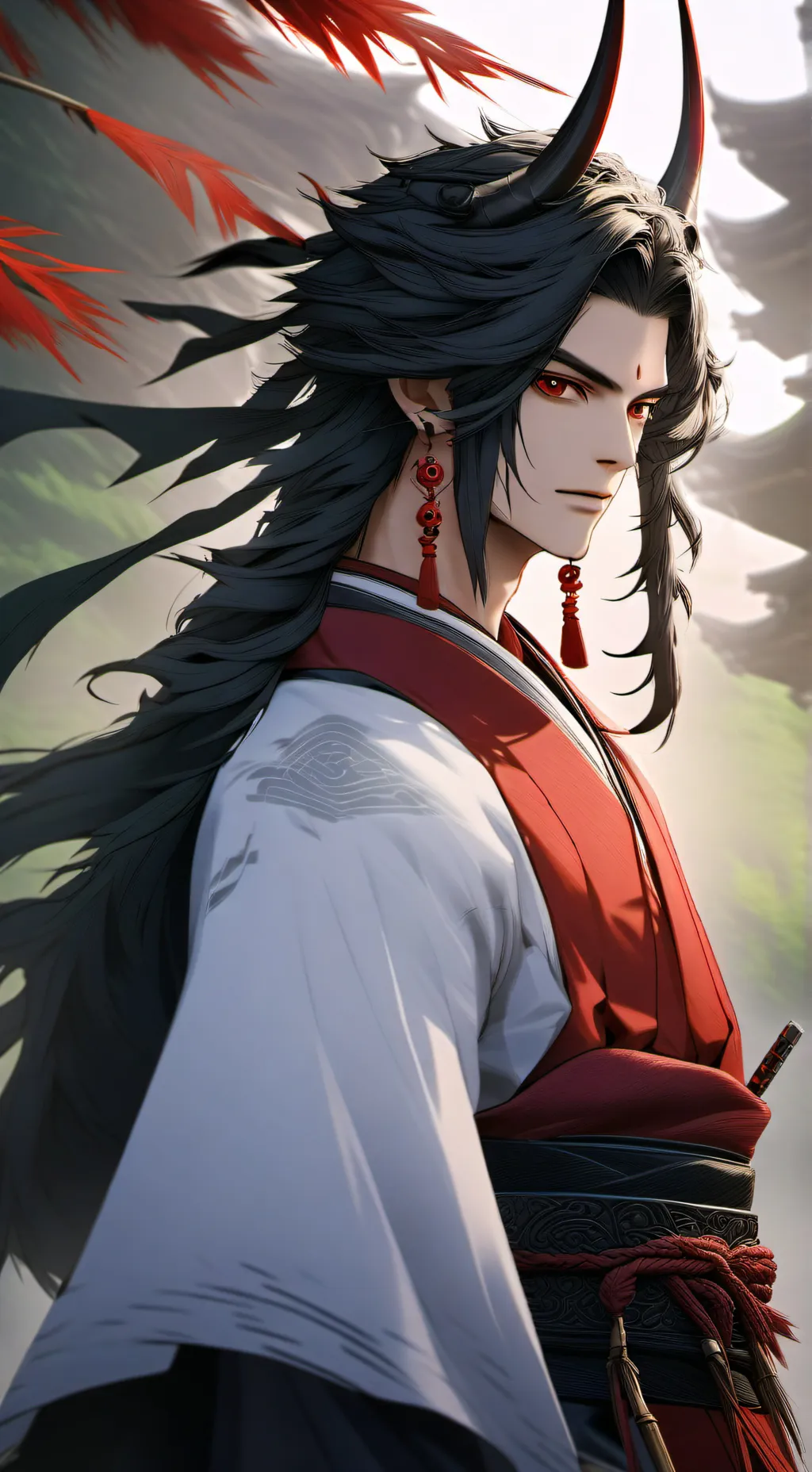 ai character: tanjiro  background