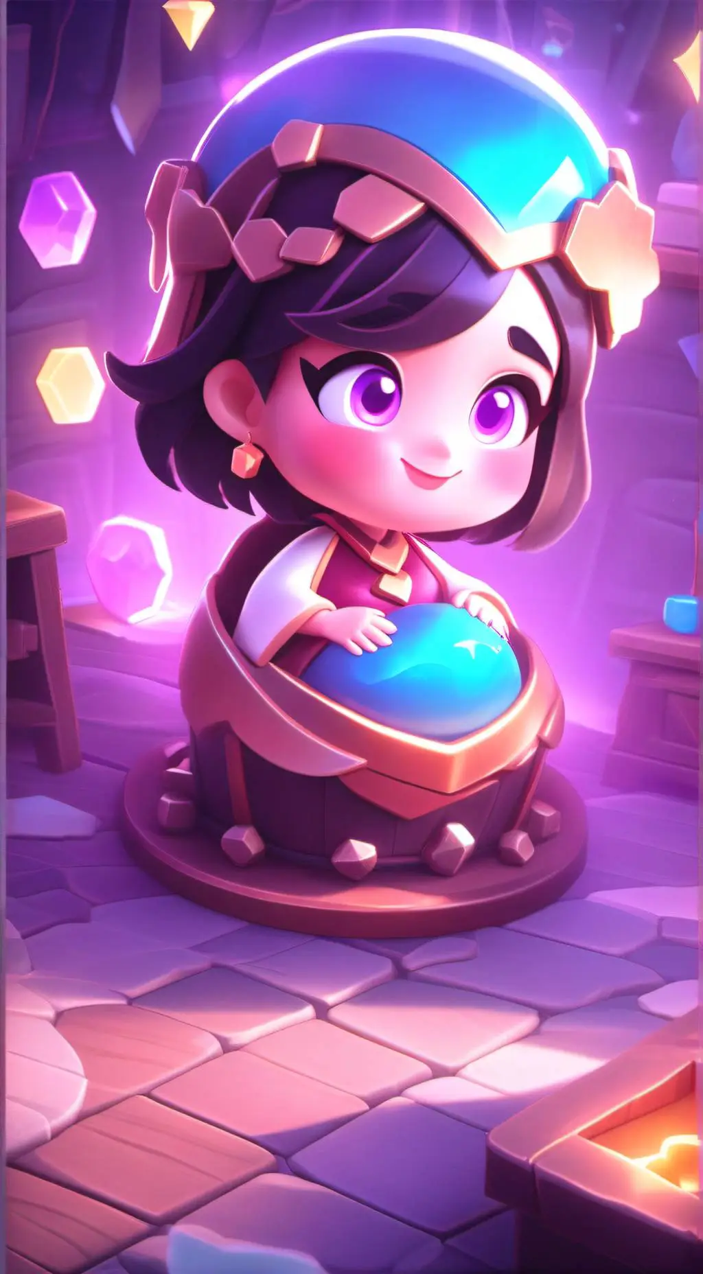 ai character: Tu mamá  background