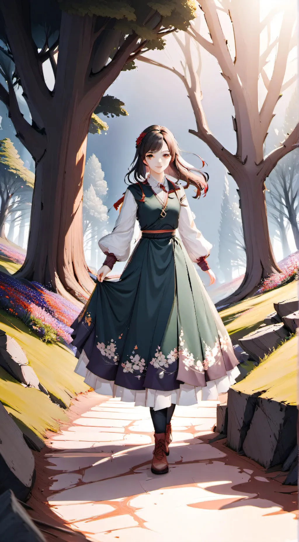 ai character: Evelyn background