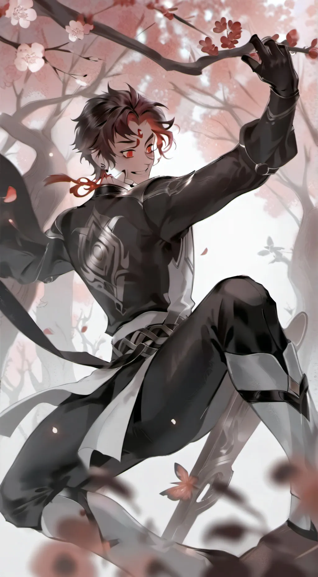 ai character: Tanjiro Demonio 🩸🫀 background