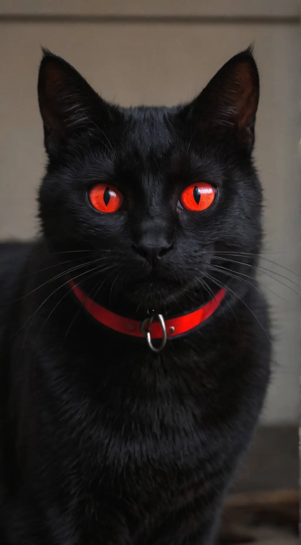 ai character: Horror Cat  background