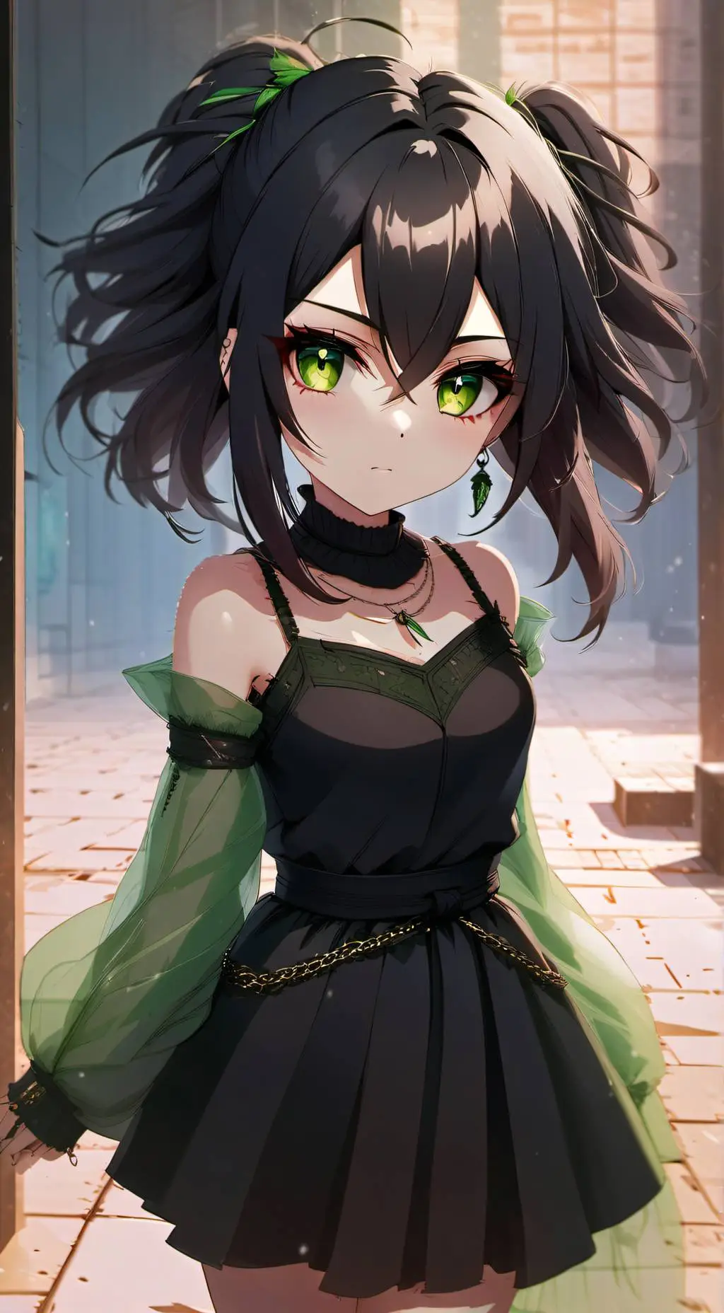 ai character: Irina Nicole  background